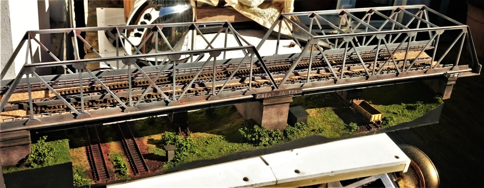 Great Eastern truss bridge model